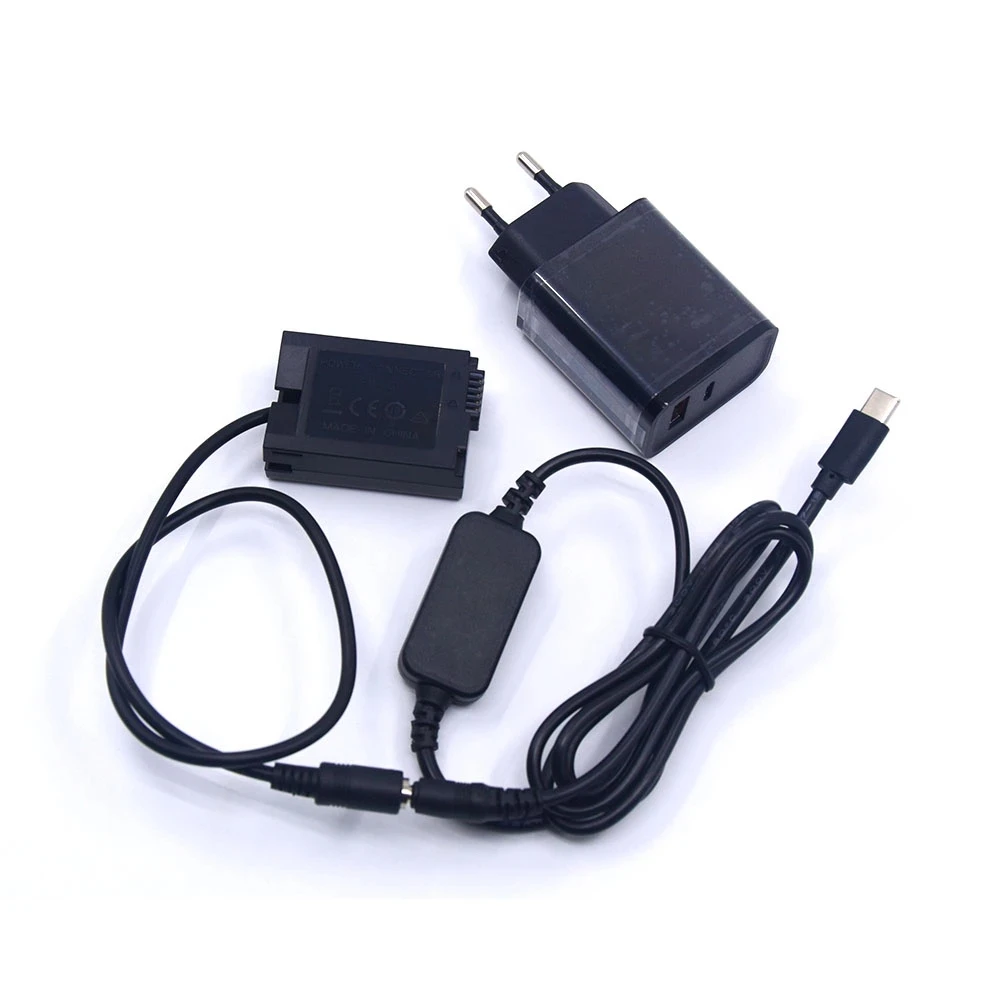 

USB Type-C Power Bank Cable+EH-5 EH-5A MH-32 PD Charger+EP-5G DC Coupler (EN-EL25 Dummy Battery) For Nikon Z50 ZFC Camera