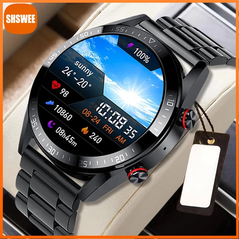 

For Xiaomi Huawei Sports Smart Watch Always Display The Time Bluetooth Call Local Music Smartwatch For Mens Android Apple