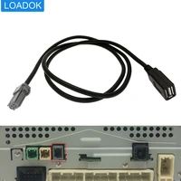 car 4 pin usb cable adapter conector audio input media cd radio player for toyota rav4 camry avalon corolla 2018 2020