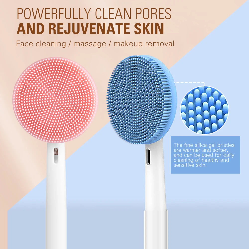 

Facial Cleansing Brush Head Suitable For Oral-B Electric Toothbrush Handle Facial Massager Cleanser Brush Heads Skin Care Tools