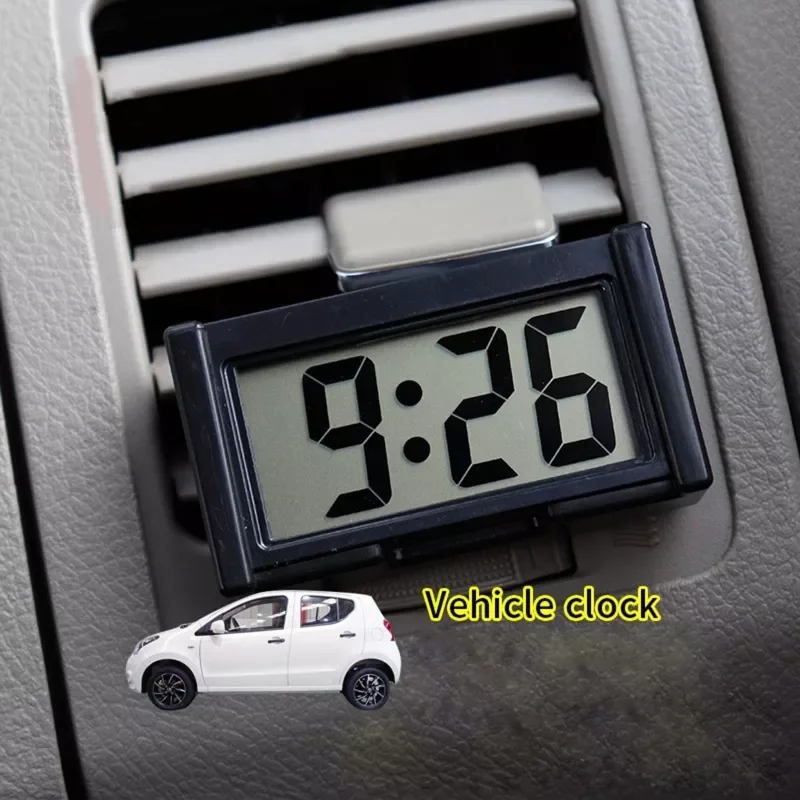 

Electronic Clock Auto Dashboard Stick-On Mini Clock Car Truck Interior Ornaments Workshop Digtal Clock