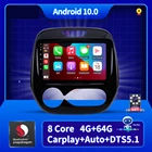 Автомагнитола на Android 10 с голосовым управлением, мультимедийный проигрыватель для Renault Captur 2011-2016, навигация GPS, Wi-Fi, Android, автомобильный DVD-проигрыватель для Carplay