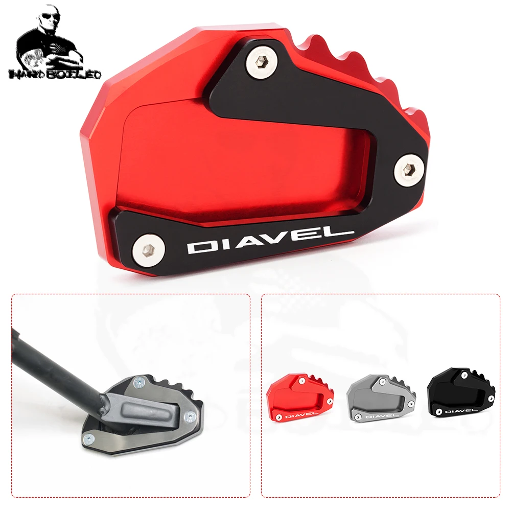 

For Ducati Diavel 1260 Diavel1260 2019 year Motorbike CNC Aluminum Motorcycle Extension for side stand foot Accessories