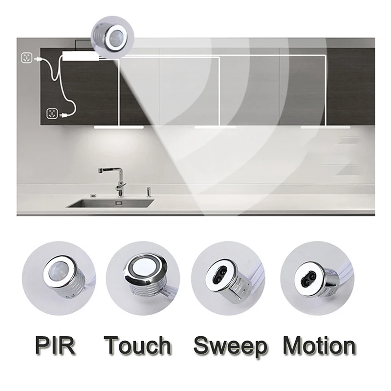 3-проводной 12 В 24 умный сенсорный переключатель Ручной ИК-датчик движения Датчик