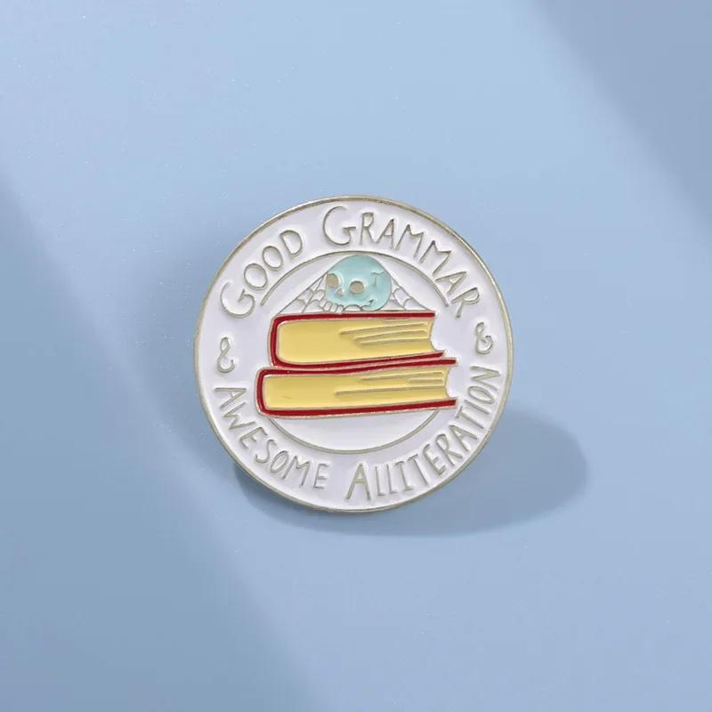 Удивительная Книга Alliteration хорошие аксессуары для грамматики значок студентов