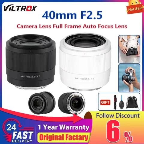 VILTROX AF 40mm F2.5 Объектив для полнокадровых камер