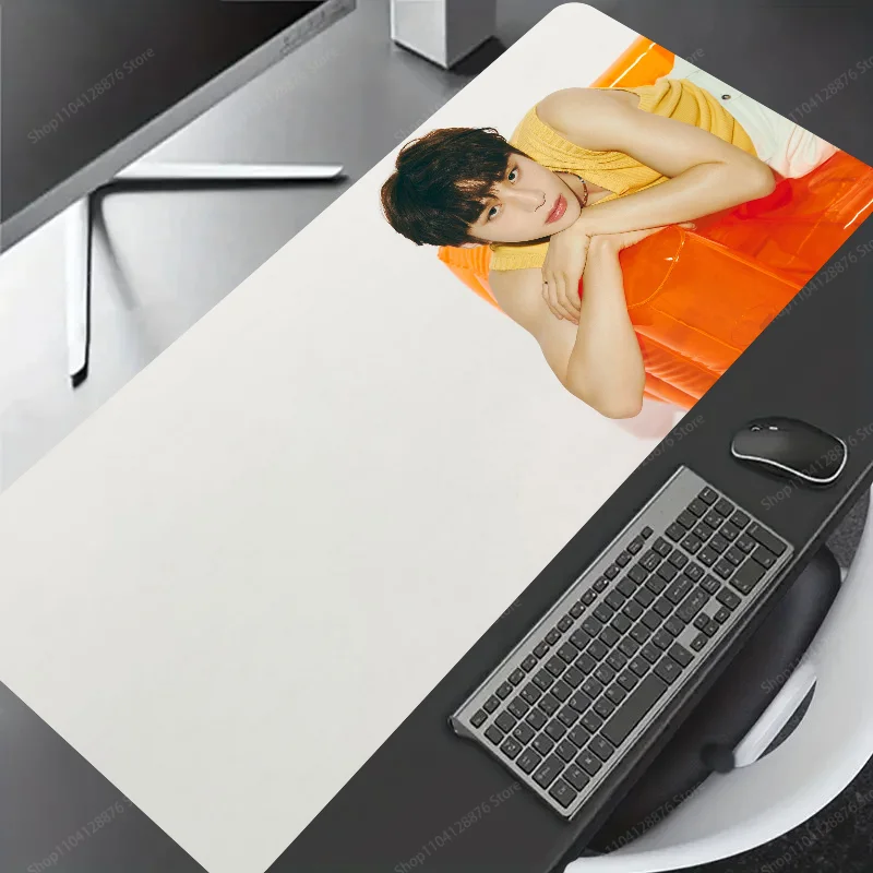 Idol JUNGWOO Singer Ablum Perfume Mousepad Gaming Mouse pad Gamer Pc Accessories Deskmat Keyboard Mat Desk Protector Mause Pads