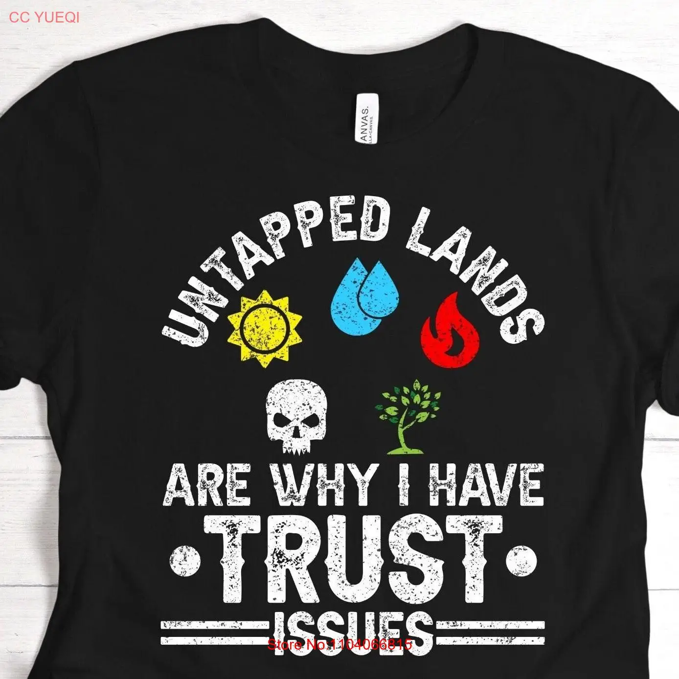 Untapped Lands Are Why I Have Trust Issues Funny Trading Card Game Lover T Shirt For TCG Player Best Hobby SweaT