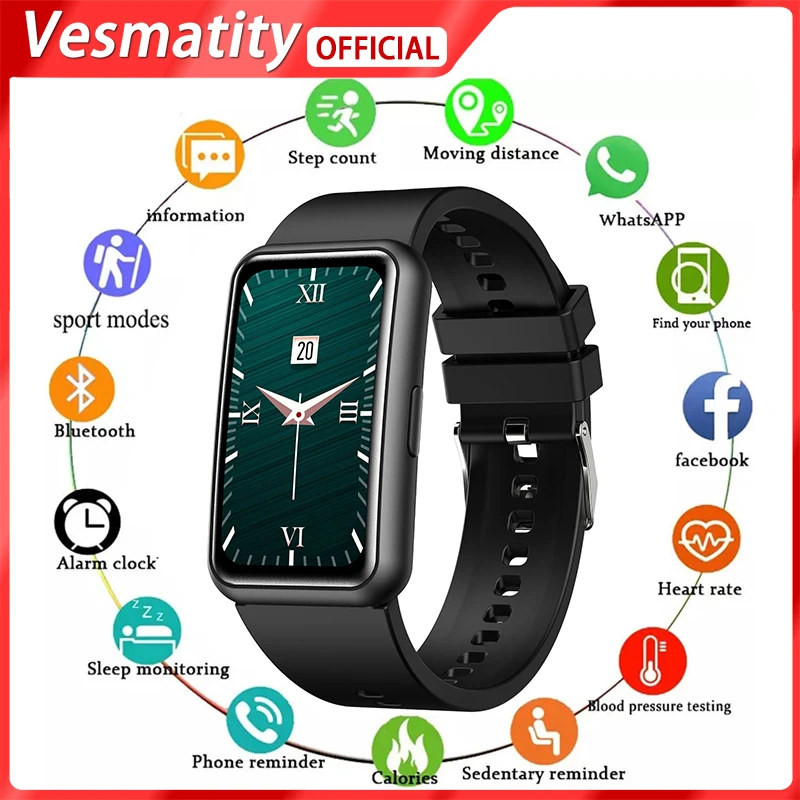 

2022 H06 Smart Watch Men Women Full Touch Blood Pressure Monitor Fitness Tracker Sport Smartwatch Watch Waterproof Smart Clock