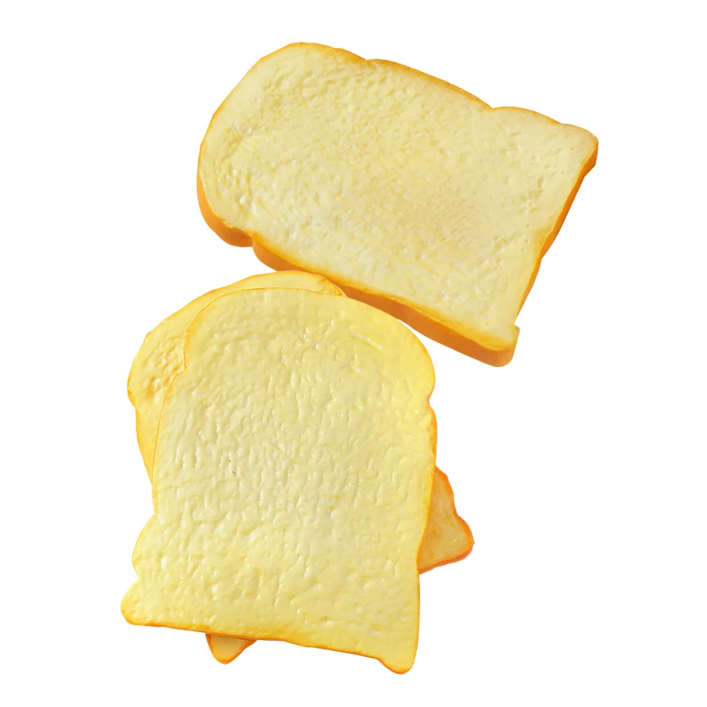 3 шт. имитация хлеба модель тостов из искусственной кожи реалистичная