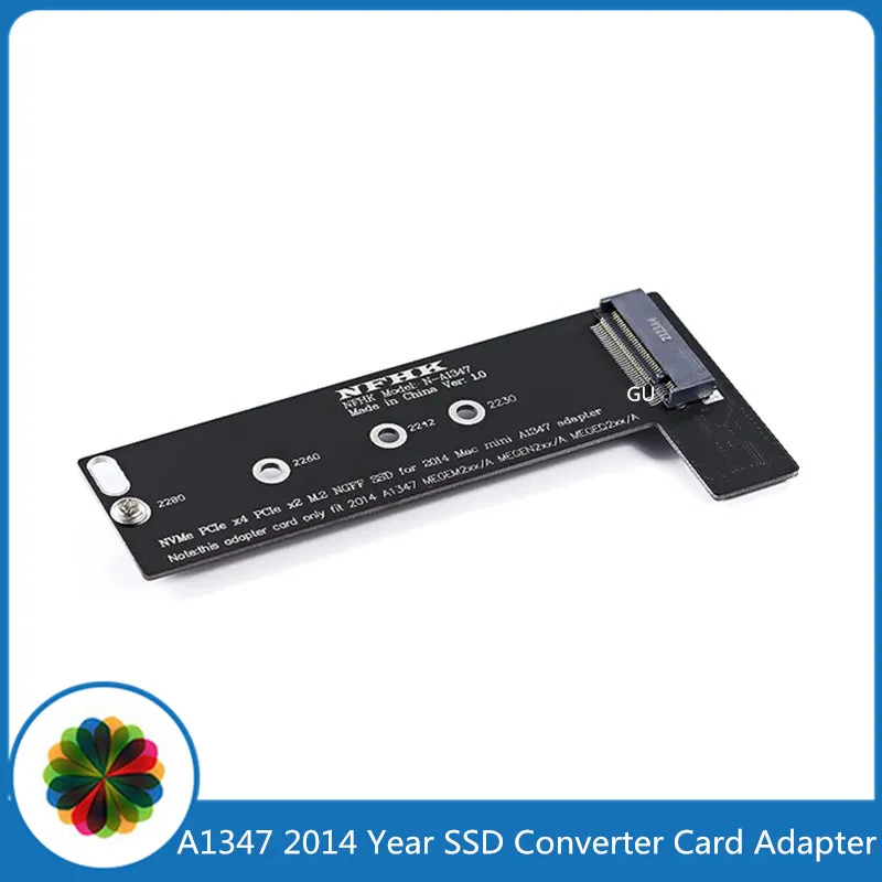 Промоакция A1347 2014 года SSD конвертер адаптер карты для Macbook Mini PCI-Ex4 M.2 NGFF NVME AHCI MEGEQ2 MEGEN2 MEGEM2