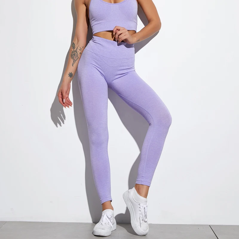 

Yoga Leggings Sport Yoga Solid Color Energy Legging Women Workout Fitness Jogging Running Pants Gym Tights Stretch Sportswear