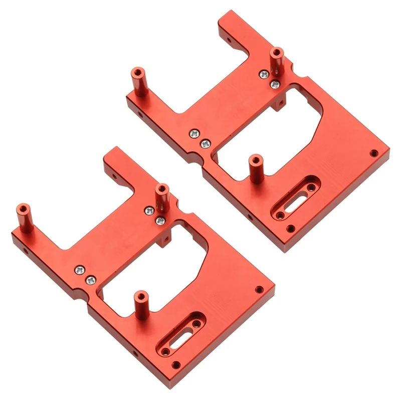 

2X Rc Car Metal Steering Servo Warehouse Fixed Mounting Bracket For Wpl B14 B24 C14 C24 Q65 Mn D90 D99S Mn45,Red