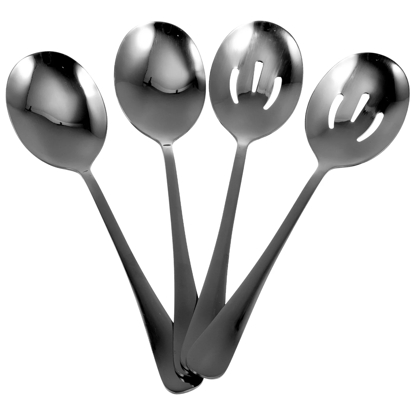 

Spoon Serving Stainless Spoons Metal Steel Rice Service Slotted Dinner Buffet Colander Scoop Ladel Self Practicalsupplies
