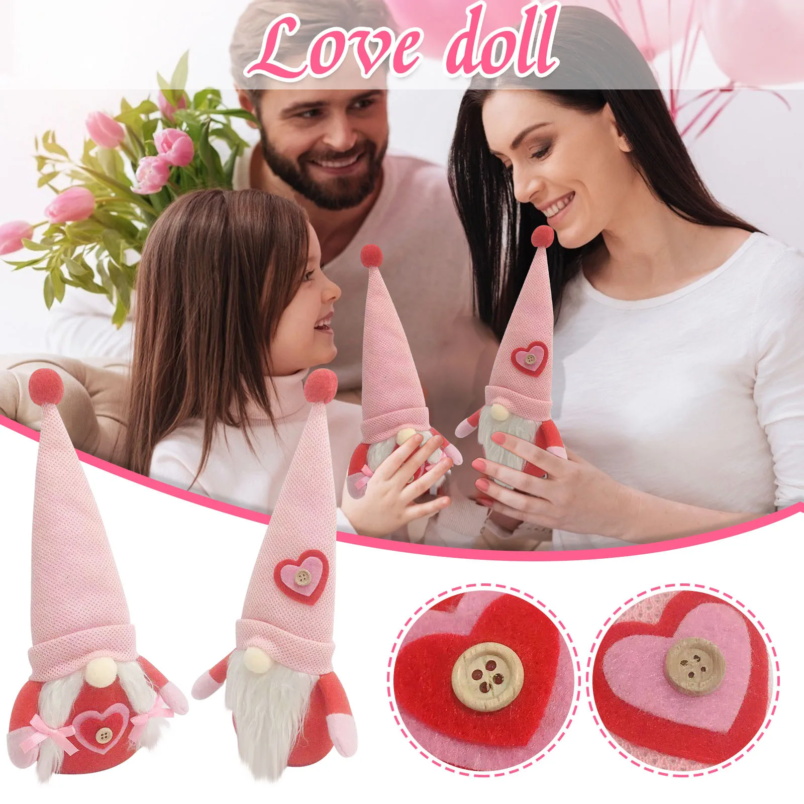 

Цветы гномы, карликовый дом, Весенняя безлицевая кукла, украшение для дома, карликовый гном для матери, статуи и скульптуры большого размера