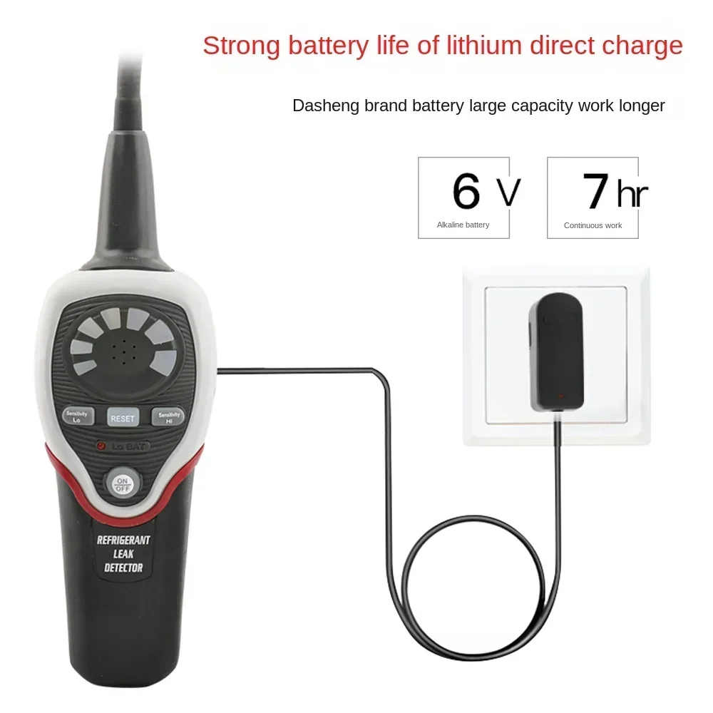 Галогенный детектор утечек хладагента тестер RLD-382P кондиционер система