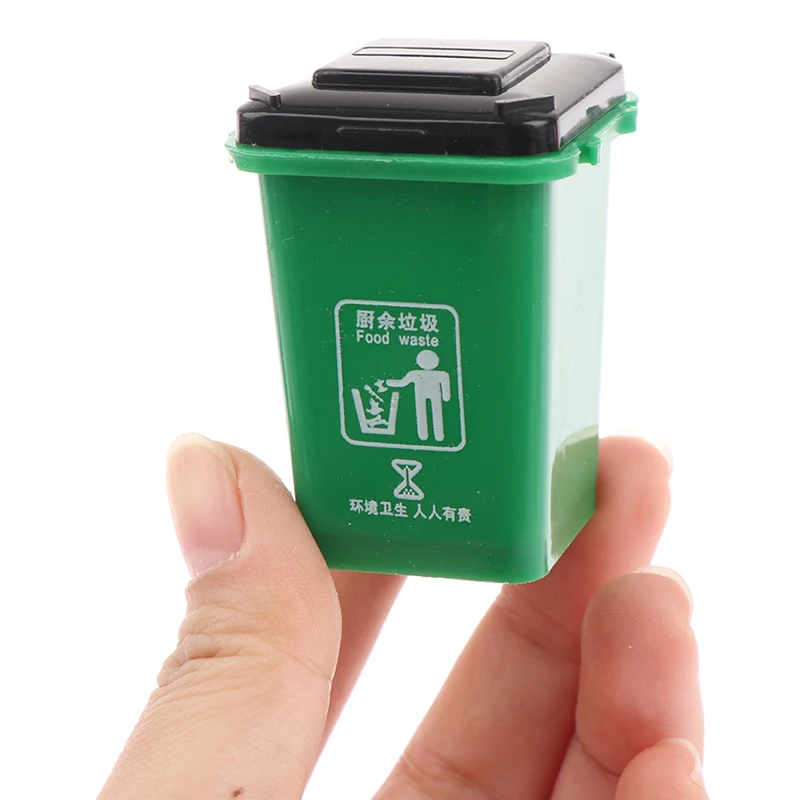

1set Kawaiii Early Education Desktop Games Teaching Mini Garbage Sorting Trash Can Toys For Children's