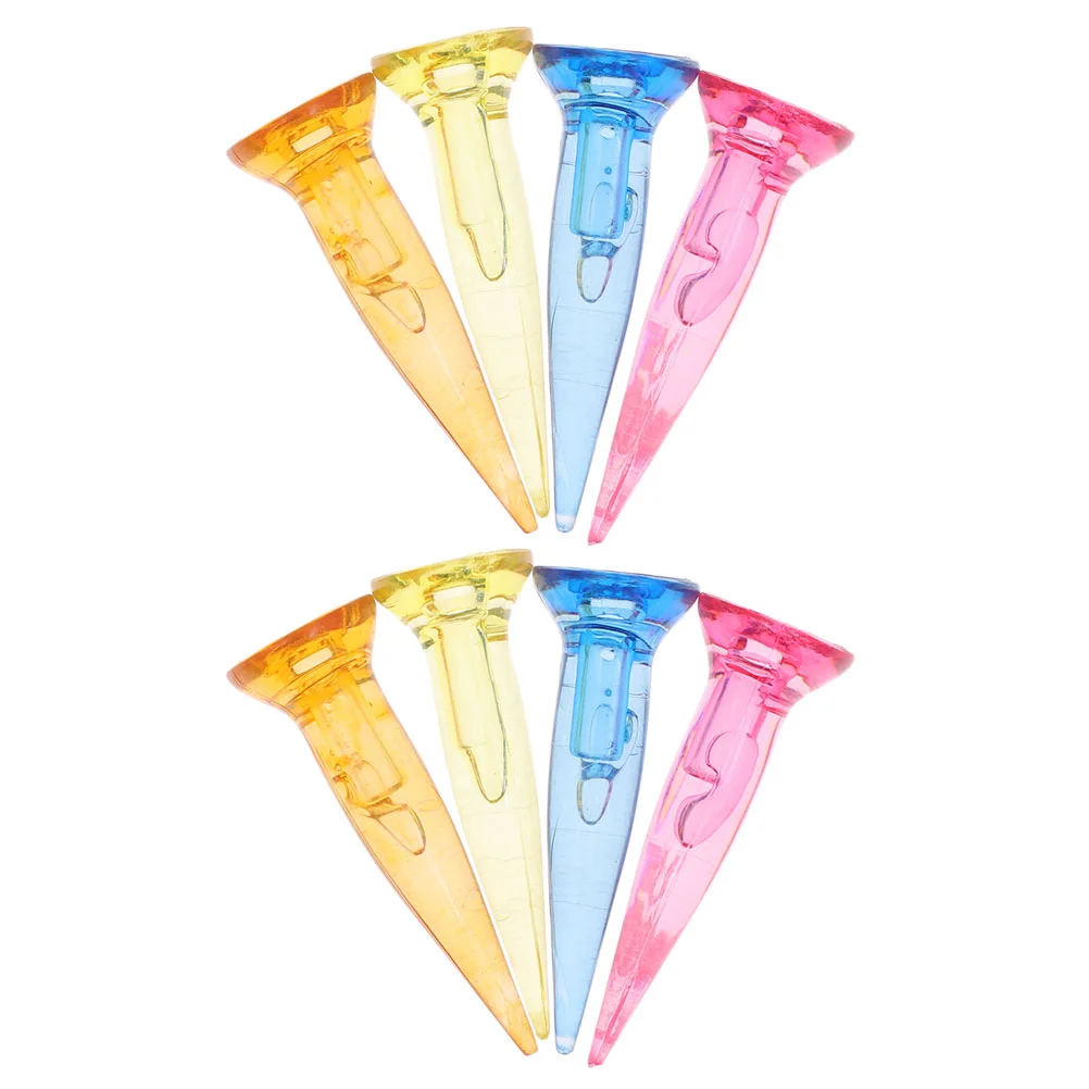 

8 Pcs Durable Tees Accessories Plastic Tees (Mixed Color)