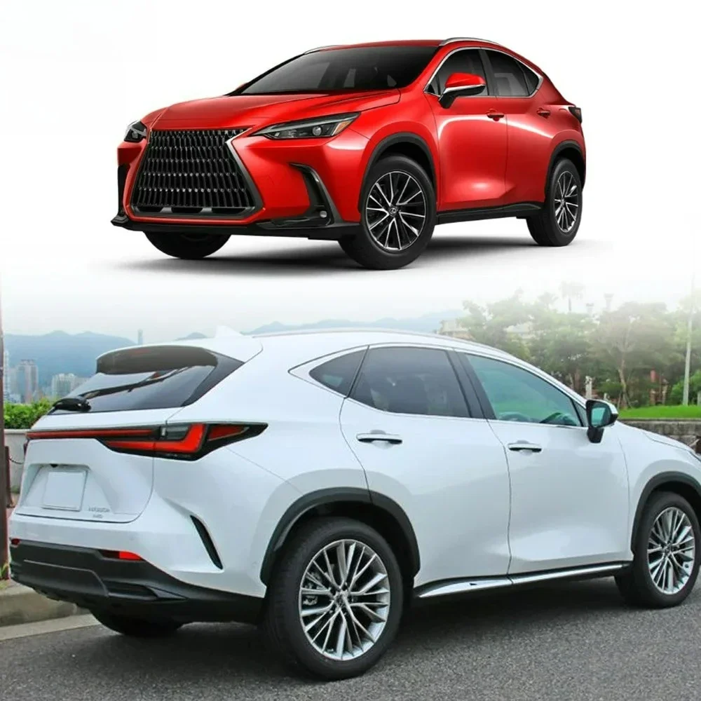 Фото Для Lexus NX-Class AZ20 NX250 NX350 NX450 2021 2022: Аксессуары для автомобиля, молдинги/накладки на боковые двери из нержавеющей стали №2