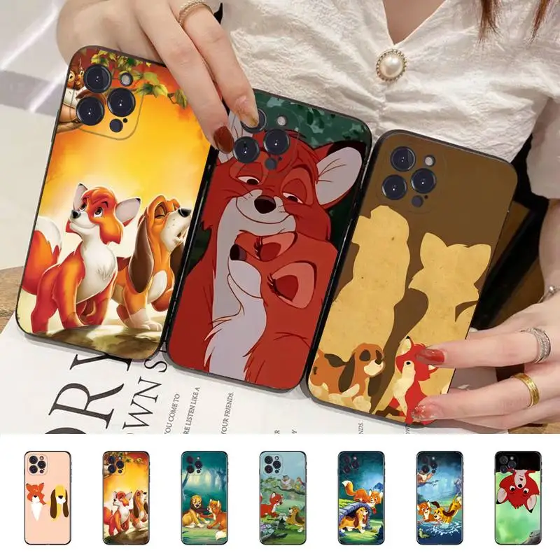 

Disney The Fox and the Hound Phone Case Silicone Soft for iphone 14 13 12 11 Pro Mini XS MAX 8 7 6 Plus X XS XR Cover