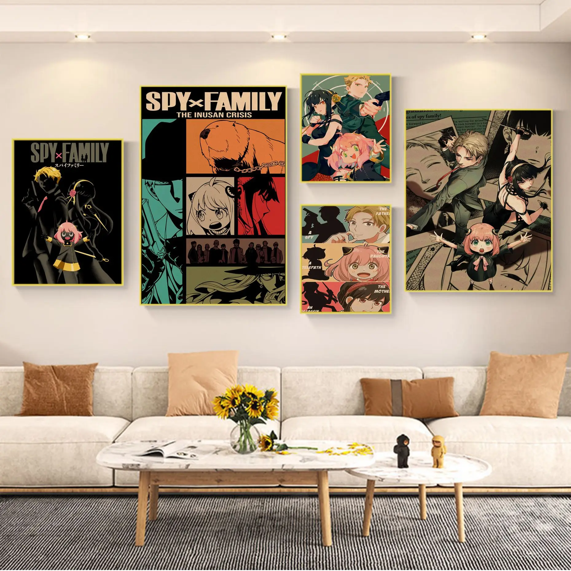 

SpyxFamily Classic Movie Posters Wall Art Retro Posters For Home Posters Wall Stickers