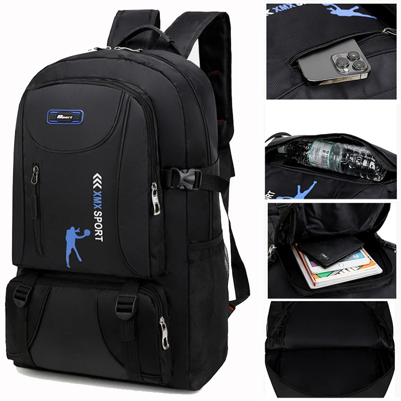 

40L мужской рюкзак унисекс для походов на открытом воздухе, спортивный дорожный рюкзак, школьная сумка для рыбалки, альпинизма, кемпинга, рюкзак для мужчин и женщин