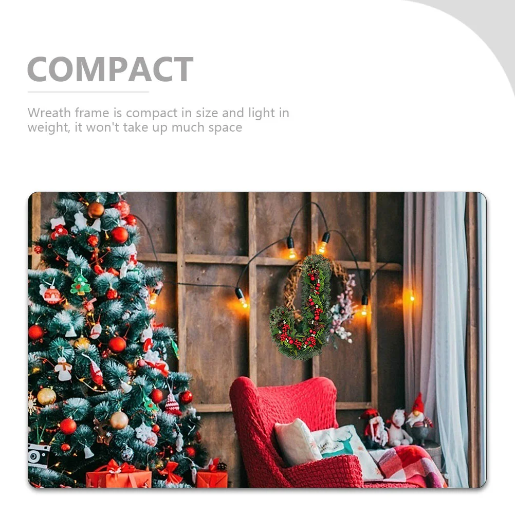 4 шт. костыль венок обруч металлический каркас J-дизайн цветочная гирлянда сделай