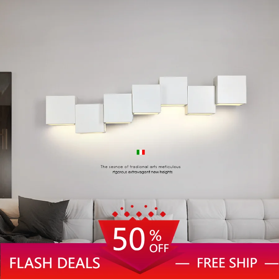 

Современные Настенные светильники в скандинавском стиле для столовой, гостиной, кабинета, комнатных креативных светильников для комнаты, и...