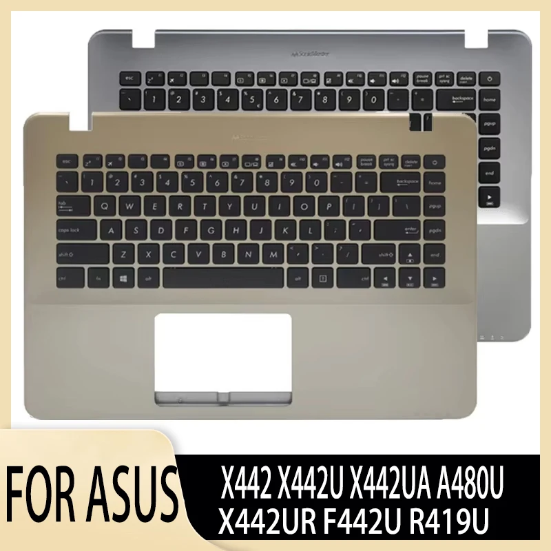 Запчасти для ноутбука ASUS PYLV верхняя крышка клавиатуры золотая/серебристая
