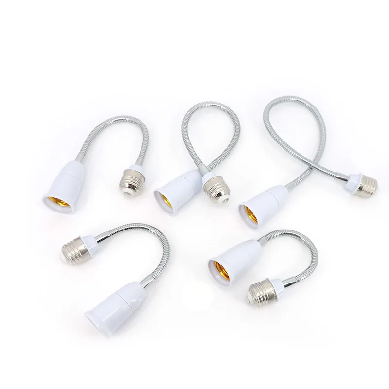 Гибкая светодиодная лампа E27 на цоколь удлинитель держатель лампы конвертер U26