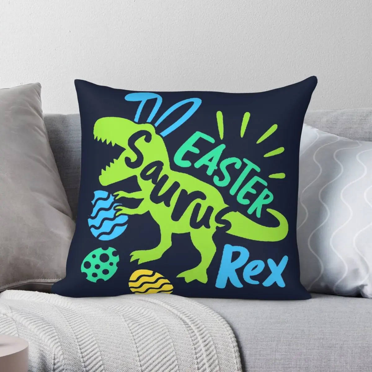 

Чехол с квадратной подушкой из полиэстера и льна, 45x45