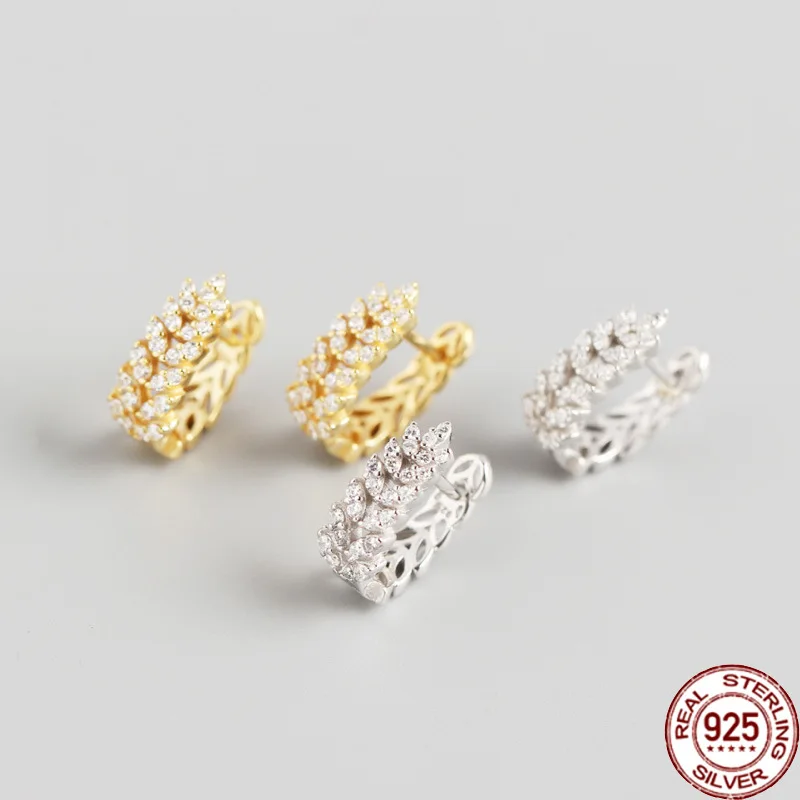 

Новое поступление, корейские аксессуары для невесты E0176 светильник Роскошные серьги из стерлингового серебра S925 с персонализированными ли...