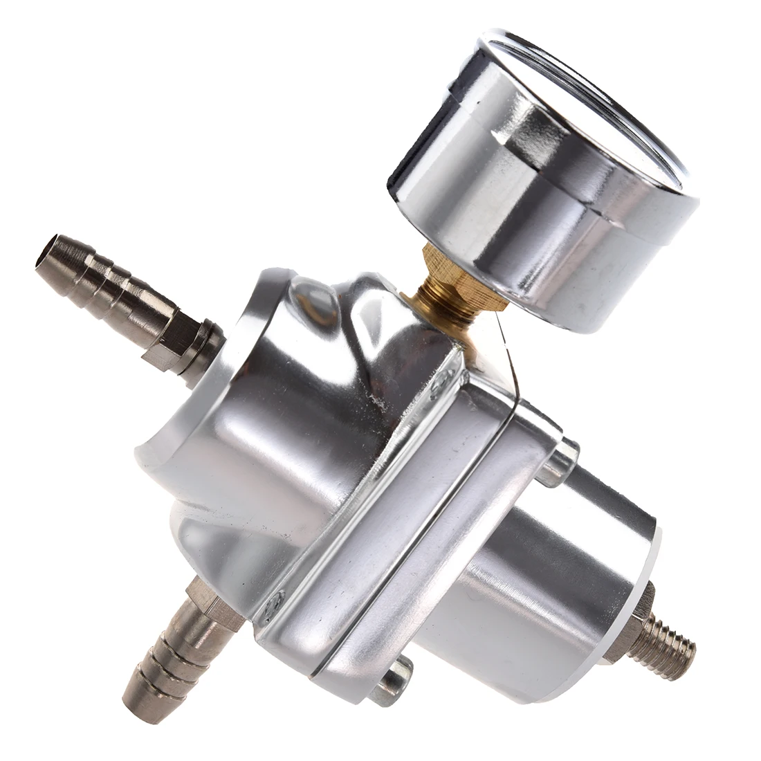 

Universal Car Adjustable Fuel Pressure Regulator with Gauge Silver