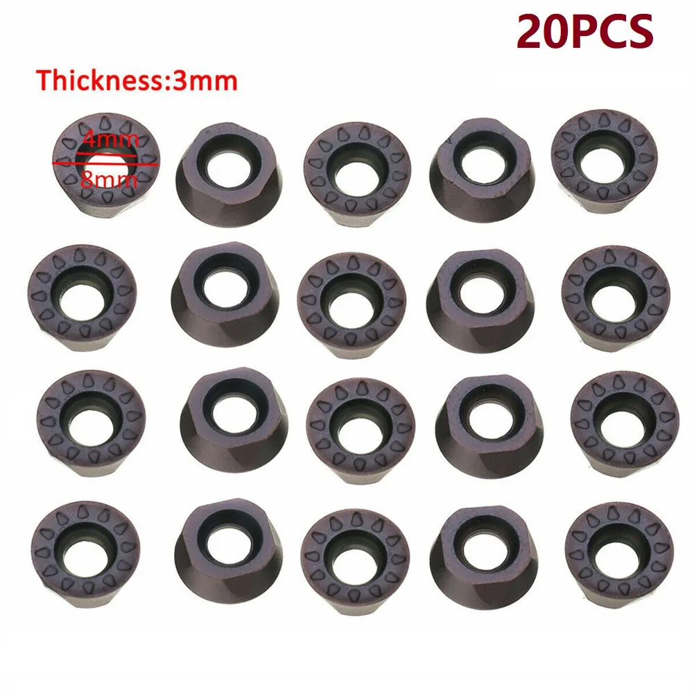 

For Carbide Inserts Cutter Business Industrial 20Pcs/set Steel Tool Accessories BP1125 For Index Milling Insert