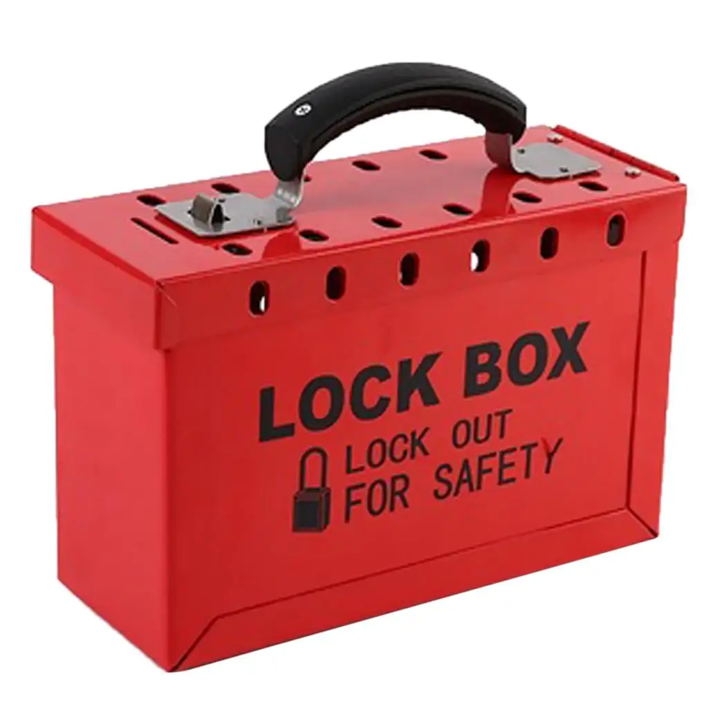Хранение устройств LOTO Box Lockout Tagout Lock до 12 навесных замков.
