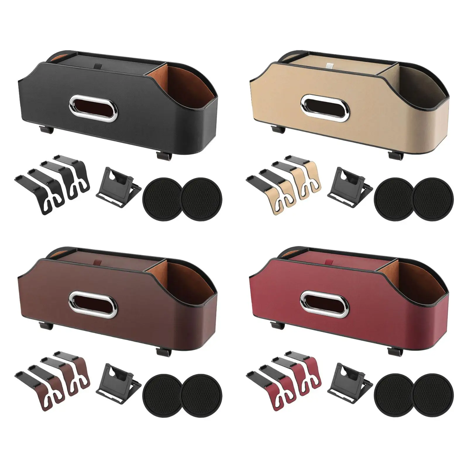 

Car Headrest Seat Hanging Organizer Cup and Napkin Holder Mats