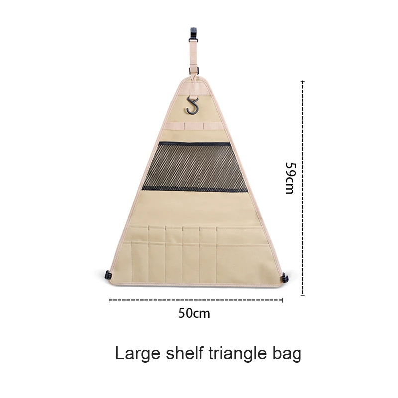 

Outdoor camping portable storage hook rack folding tripod camping storage rack