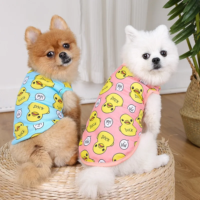 

Spring Summer Dog Vest Anti-mosquito Dog Clothes New Pet Jacket, Cotton Breathable Mesh Pet Accessories Yorkshire ,Chihuahua