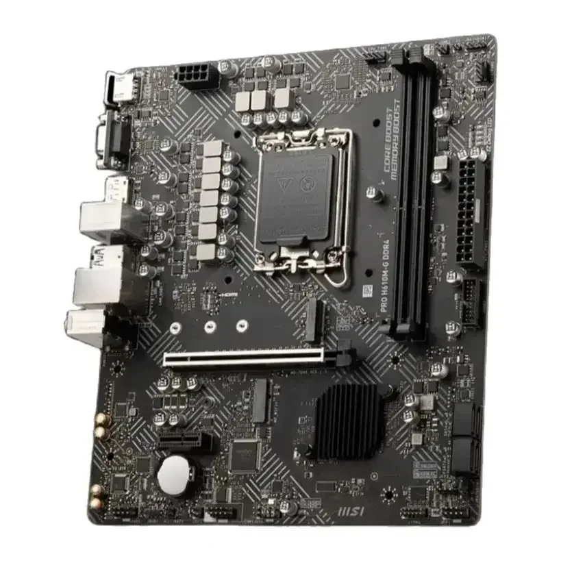 Материнская плата H610 MSI PRO H610M-G DDR4 для Core i7 14700K 13700K 12700KF LGA 1700 материнская i5 12400 12400F