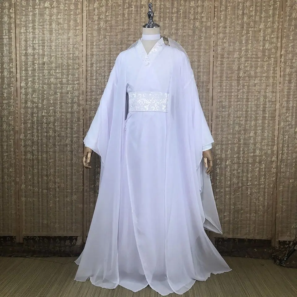 Heavenly officials bless the prince Yueshen improved version of Xie Lian cos clothing bucket hat derived Hanfu cosplay costume