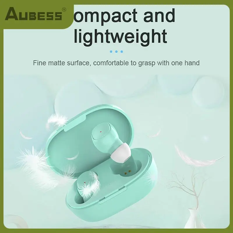 

Hands Free Calling Sport Earbuds With Charging Box Music Headset Microphone For Smartphone Stereo Earphone