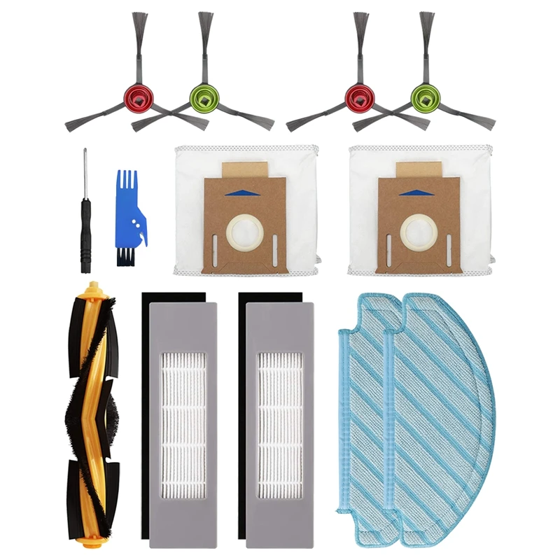 

13 шт. Для Ecovacs DEEBOT OZMO T8 AIVI T8 Max T8 T9 Series N8 Pro N8 Pro + аксессуары для робота-пылесоса