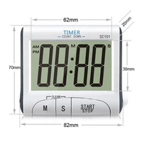 clock digital timer stopwatch clock without battery 1224 hour clock alarm clock for cooking baking for kitchen