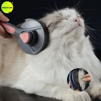 pet cat brush comb automatic hair remover brush cats grooming cleaning combs bathroom cat hair cleaner comb supplies