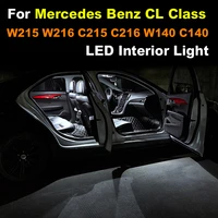 error free canbus for mercedes benz cl class w215 w216 c215 c216 w140 c140 cl500 cl600 vehicle led interior dome trunk light kit
