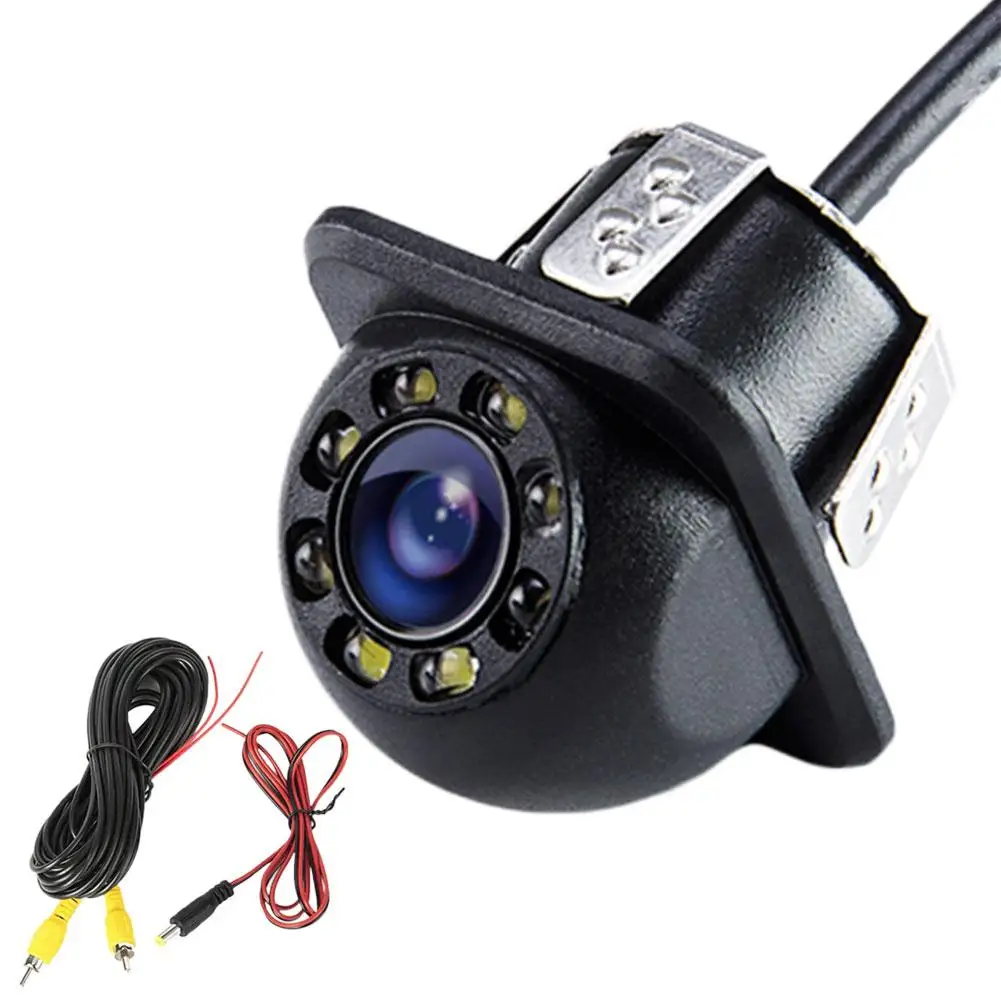 

Автомобильная камера заднего вида с инфракрасным ночным видением и 8 светодиодный