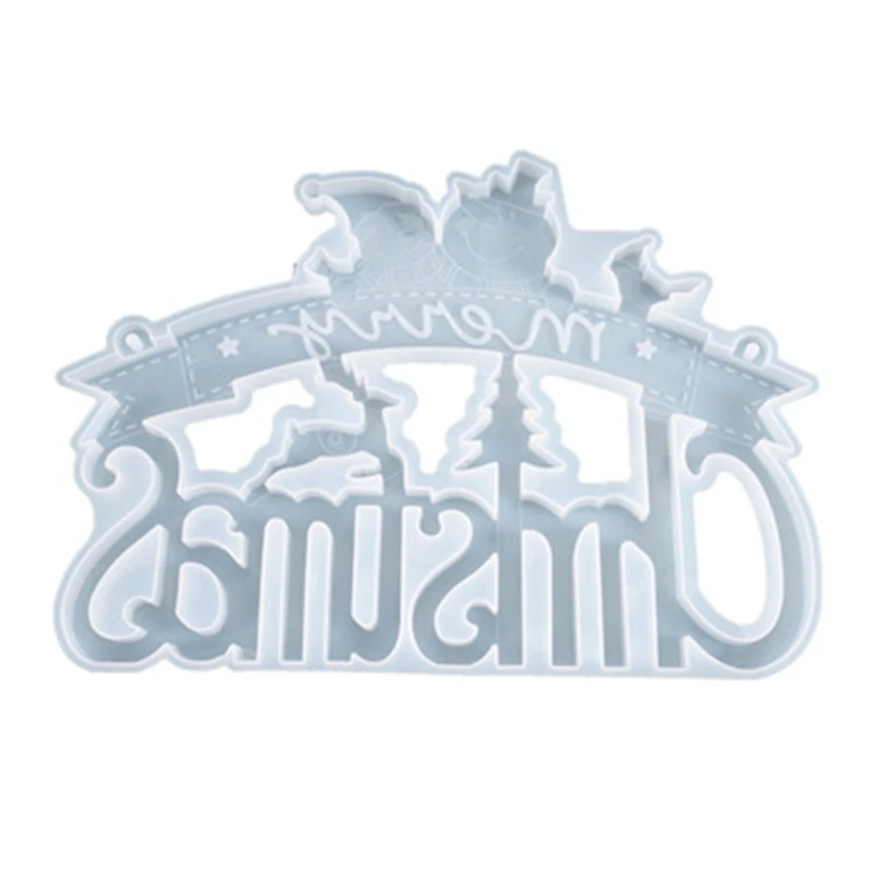 

Christmas Snowman Decorations Epoxy Resin Mold Xmas Tree Ornaments Silicone Mold