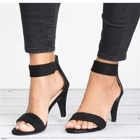 women sandals elegant high heels sandals shoes women plus size 43 peep toe summer sandalias mujer new leopard heel shoes