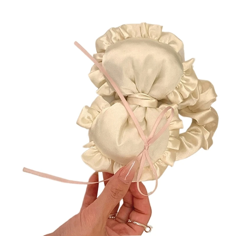 Женская эластичная резинка для волос в форме сердца/бантом веревка не повредит