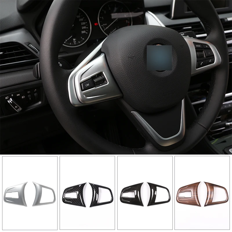

Стильный чехол из АБС-углеволокна для BMW X1 X2 F48 F47 1 серии F40 2 серии Active Tourer F45 F45 кнопки рулевого колеса рамка отделка крышка